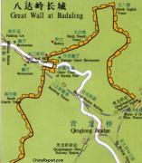Badaling map