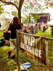 Aren't we lucky VIPs? (photo: Rebecca Webster)