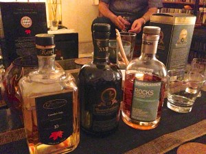 Glen Breton 10 year, Bruichladdich Rocks & Bunnahabhain 18 year