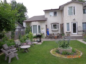 View from backyard of parents house