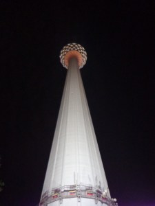 View of tower from the ground...