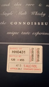 All the way from Tasmania!! Sullivans Cove