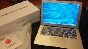 Oh bliss! Oh joy! Oh MacBook Air!