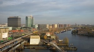 New skyline of Amsterdam...