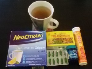 Sick chick's global weapons to fight a cold!