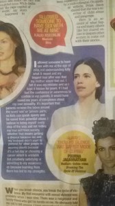 Standing up against silence (Bombay Times, 9 Aug 2015)